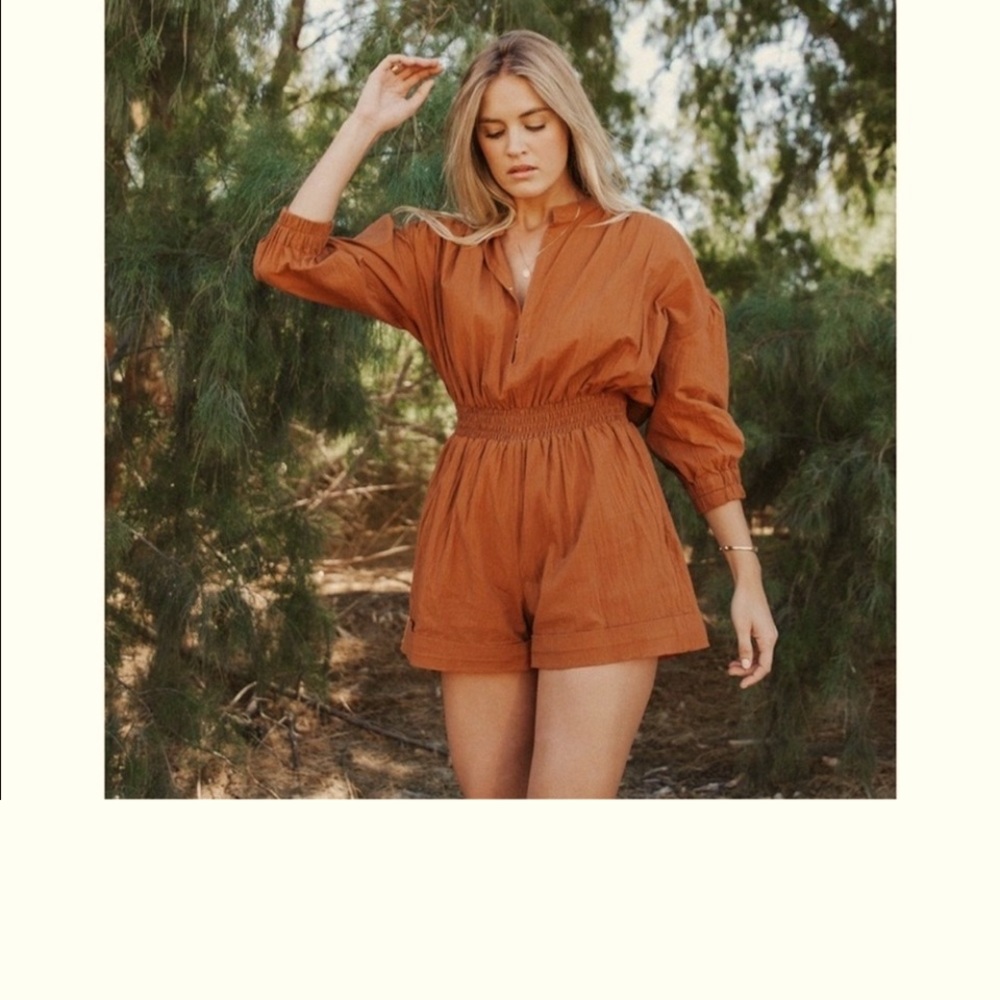 COPY - Cleobella rust colored romper